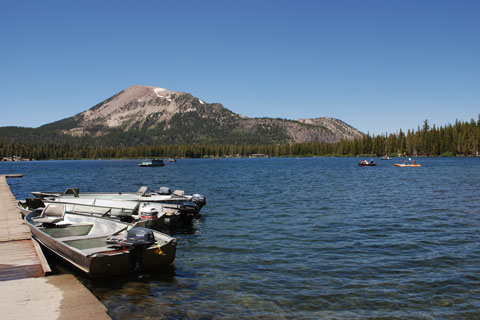 Lake Mary Marina, Mammoth Lakes, Mono County, California